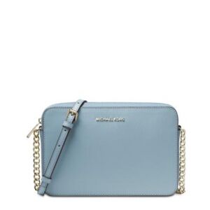 Michael Kors Jet Set East West Crossgrain Leather Crossbody